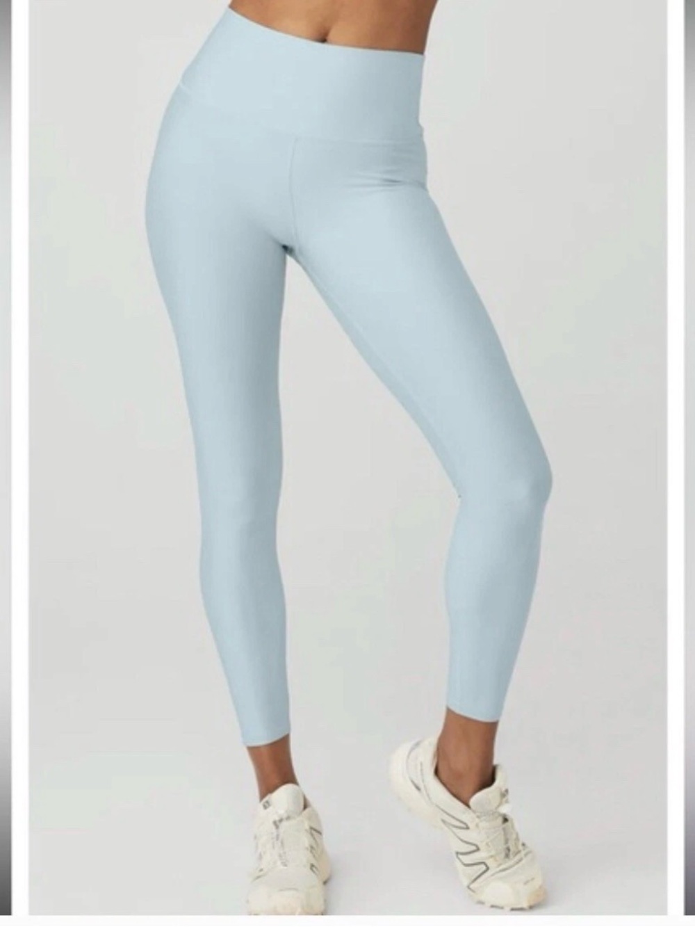ALO Yoga 7/8 High-Waist Light Blue Airlift Leggings XS - Picture 3 of 5